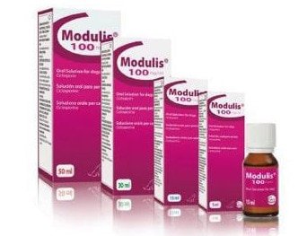 MODULIS oral 100MG/ML 5ML  Tratamiento de las manifestaciones de la dermatitis atópica.