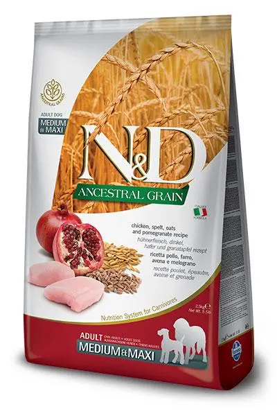 Pienso para Perros Grandes Farmina ND Ancestral Pollo 12kg - Nutrición Óptima