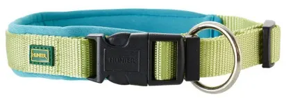 Collar de Neopreno Vario Plus Nylon Verde/Petróleo 60-65cm/25mm - Comodidad y Estilo para tu Mascota