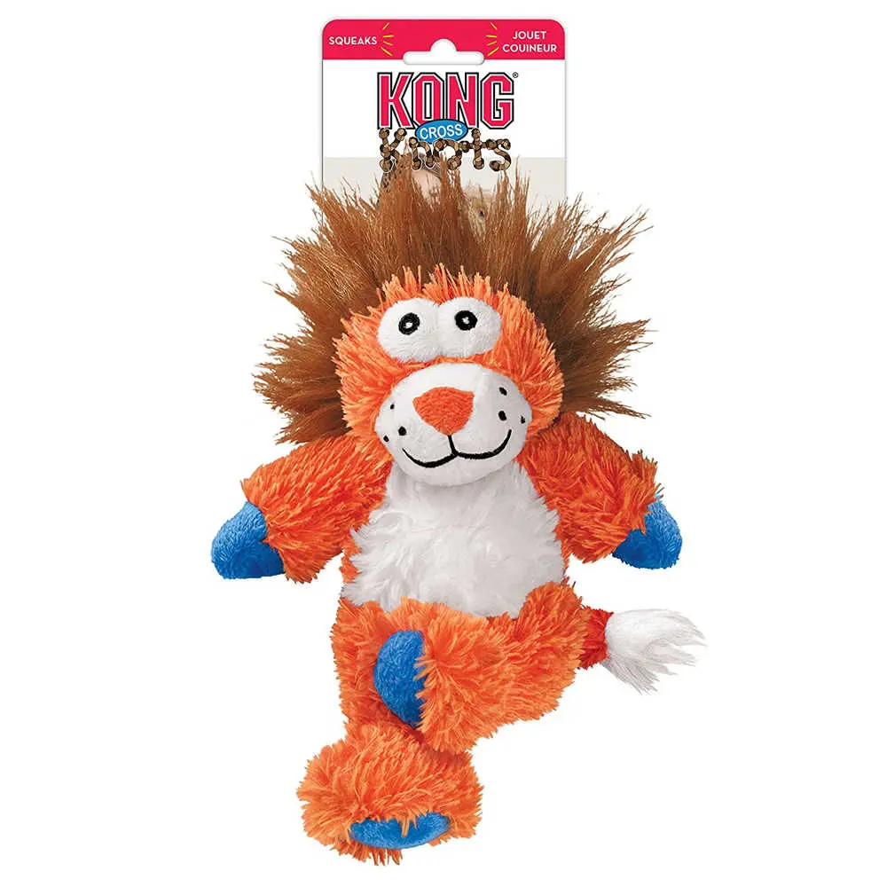 Juguete para Perros KONG Cross Knots León Talla Mediana/Grande