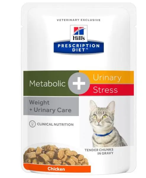 Comida para Gatos Hill’s HPD Feline C/D: Salud Urinaria y Metabólica 12x85g