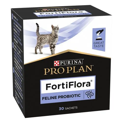 Fortiflora Pro Plan Vet: Probiótico para Gatos - 30 Sobres de 1g para Salud Digestiva Óptima