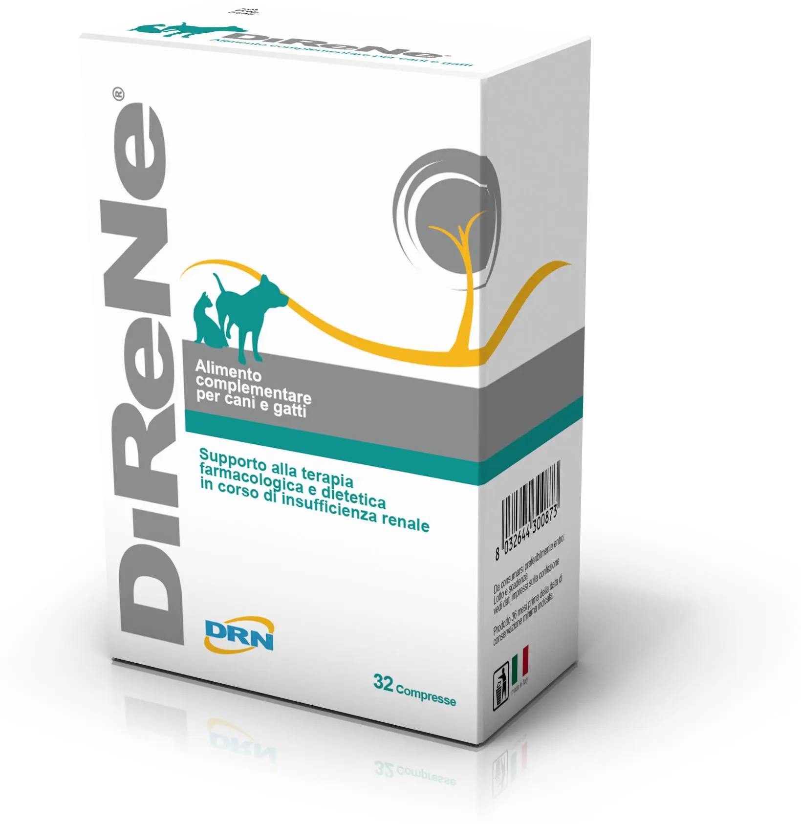 DIRENE PERRO GATO 1200MG 32 Comprimido (NDR)