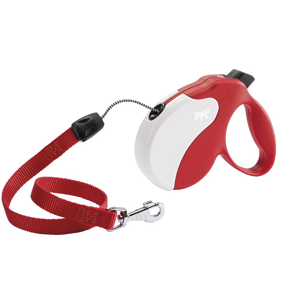 Correa Ferplast Amigo M Cordon Rojo Blanco: Seguridad y Estilo para tu Mascota